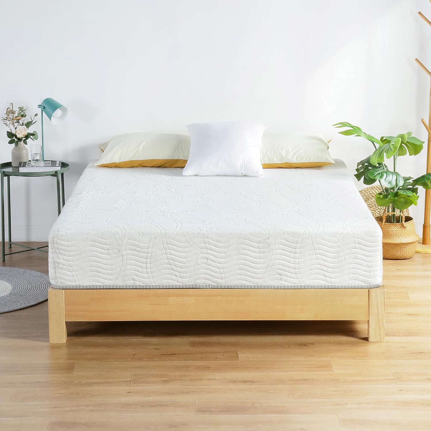 PrimaSleep Matelas de 10 pouces en mousse à mémoire de forme au gel