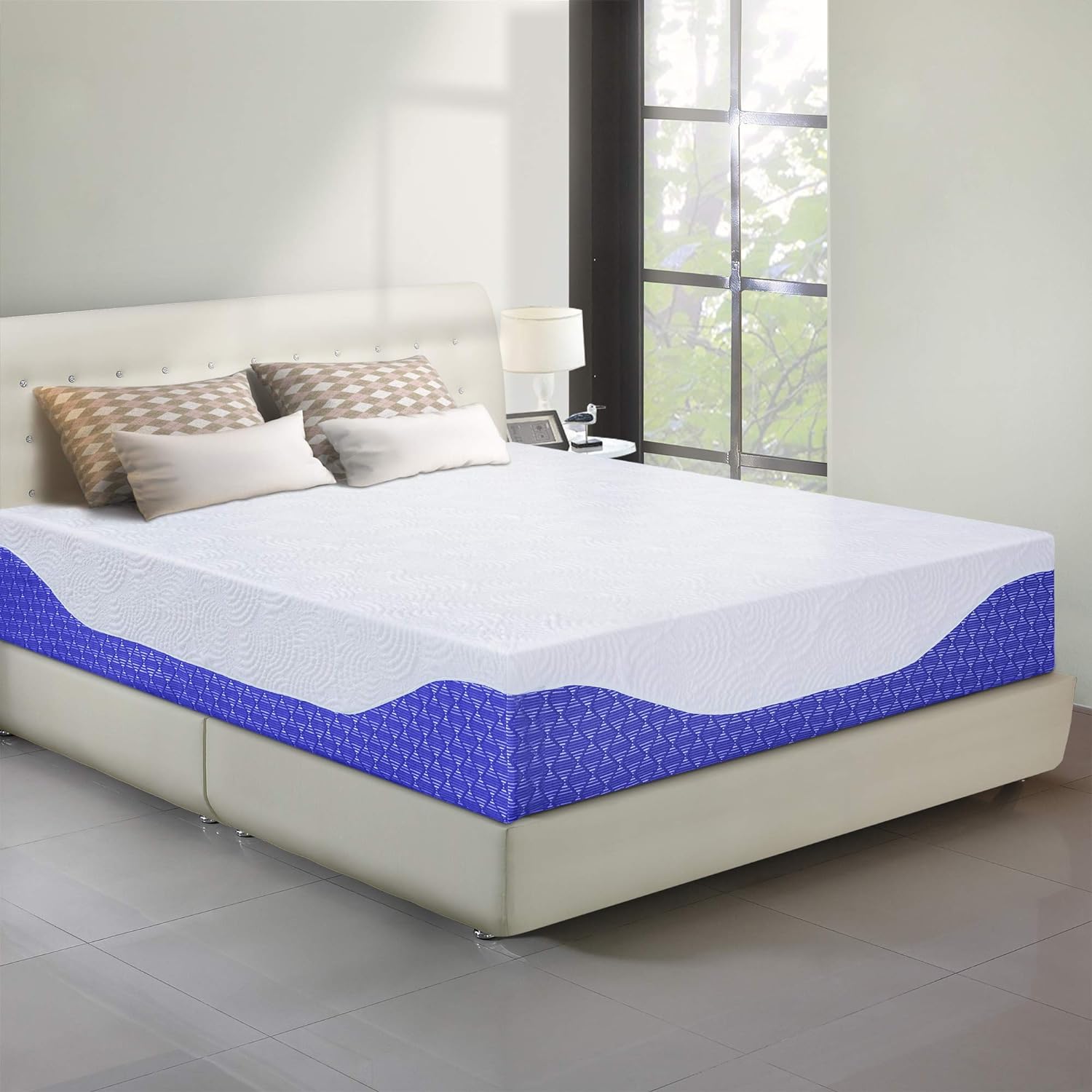 PrimaSleep Matelas de 10 pouces en mousse à mémoire de forme au gel